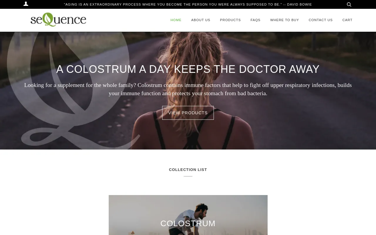 Sequence Health screenshot