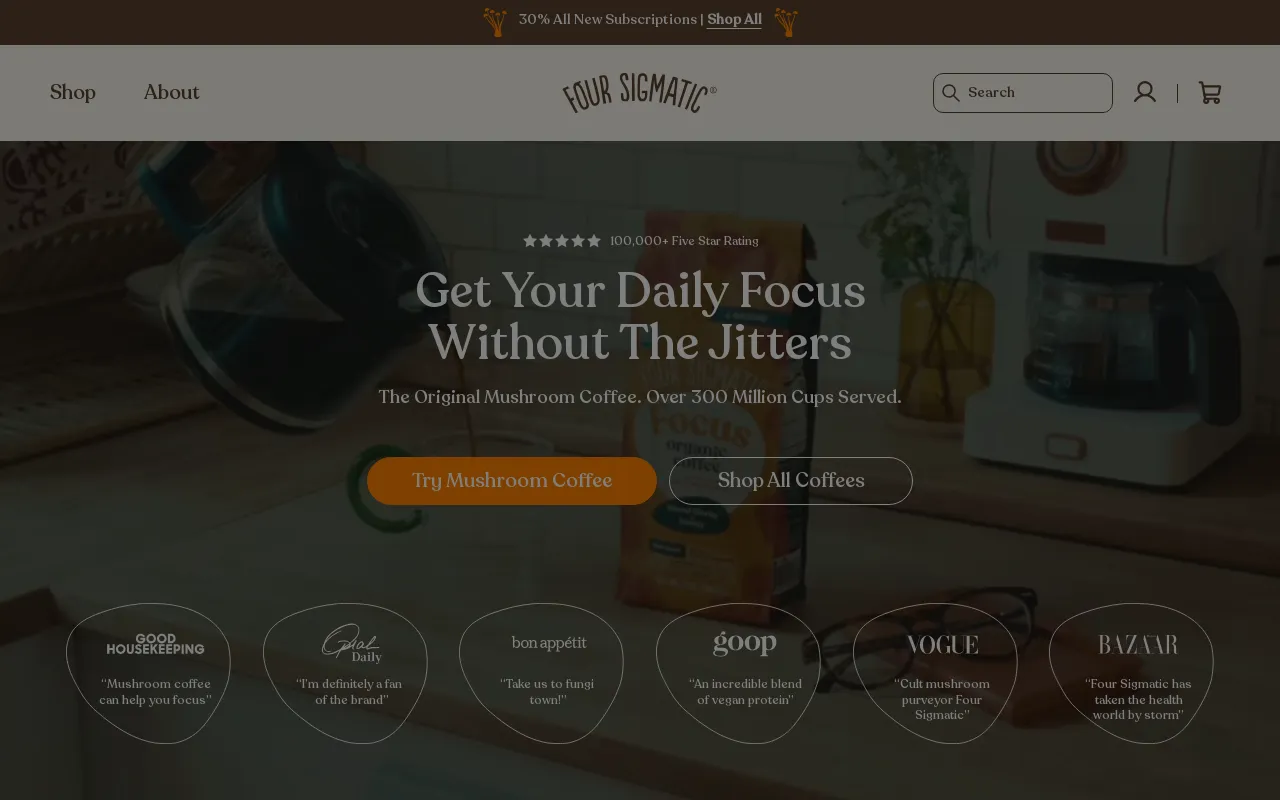 Four Sigmatic International screenshot