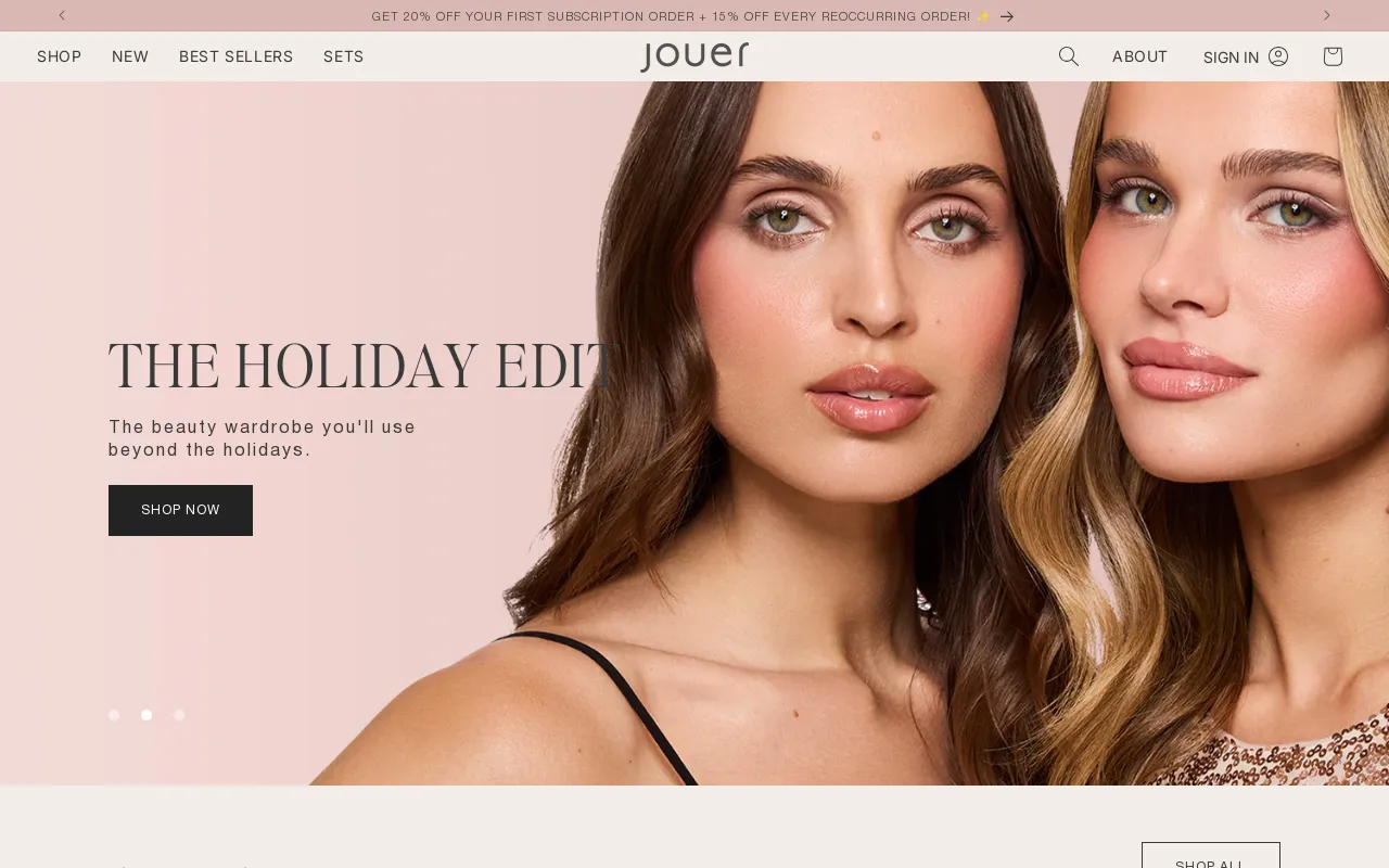 Jouer Cosmetics screenshot