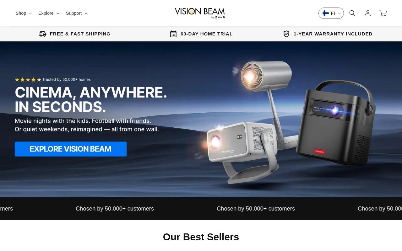 Vision Beam screenshot