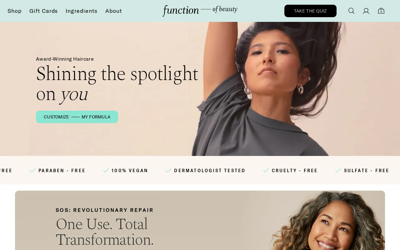 Function of Beauty screenshot