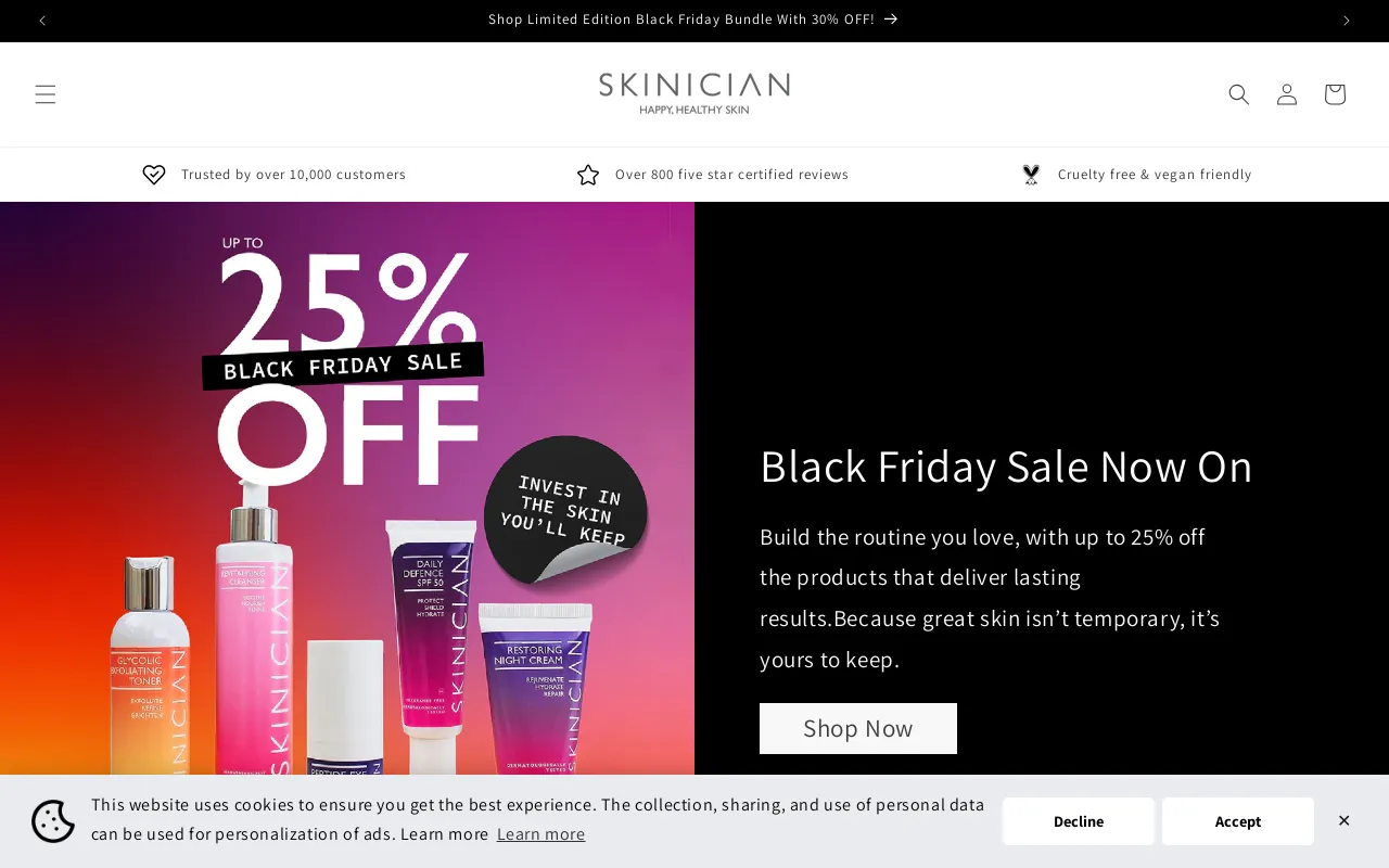 Skinician screenshot