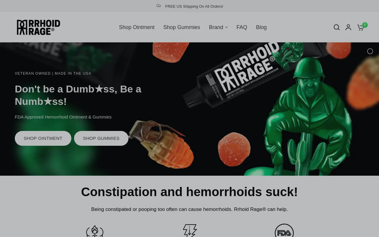 Rrhoid Rage screenshot