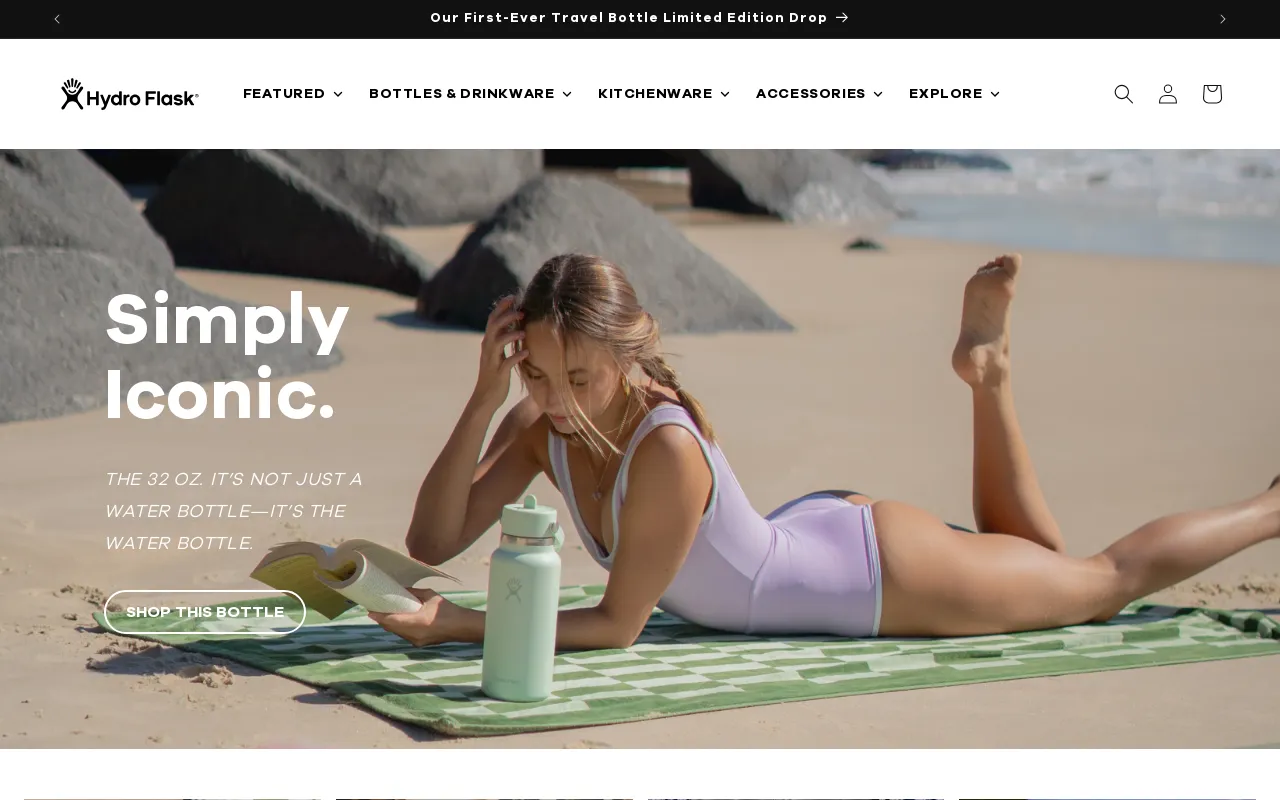 hydroflask.co.nz screenshot