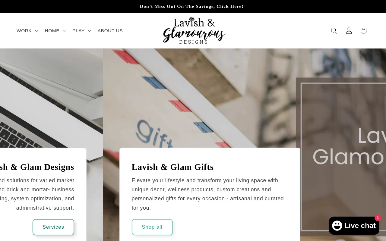 Lavish & Glamourous Designs screenshot