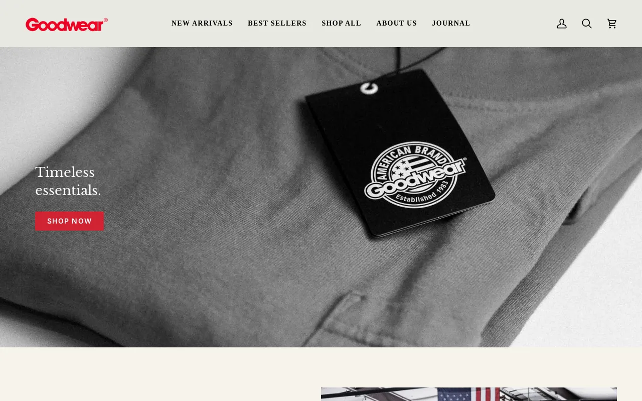 Goodwear USA screenshot