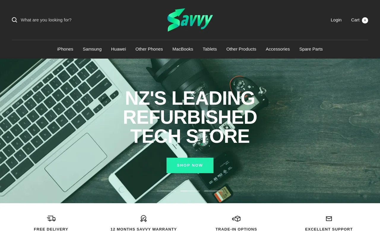 www.savvy.kiwi screenshot
