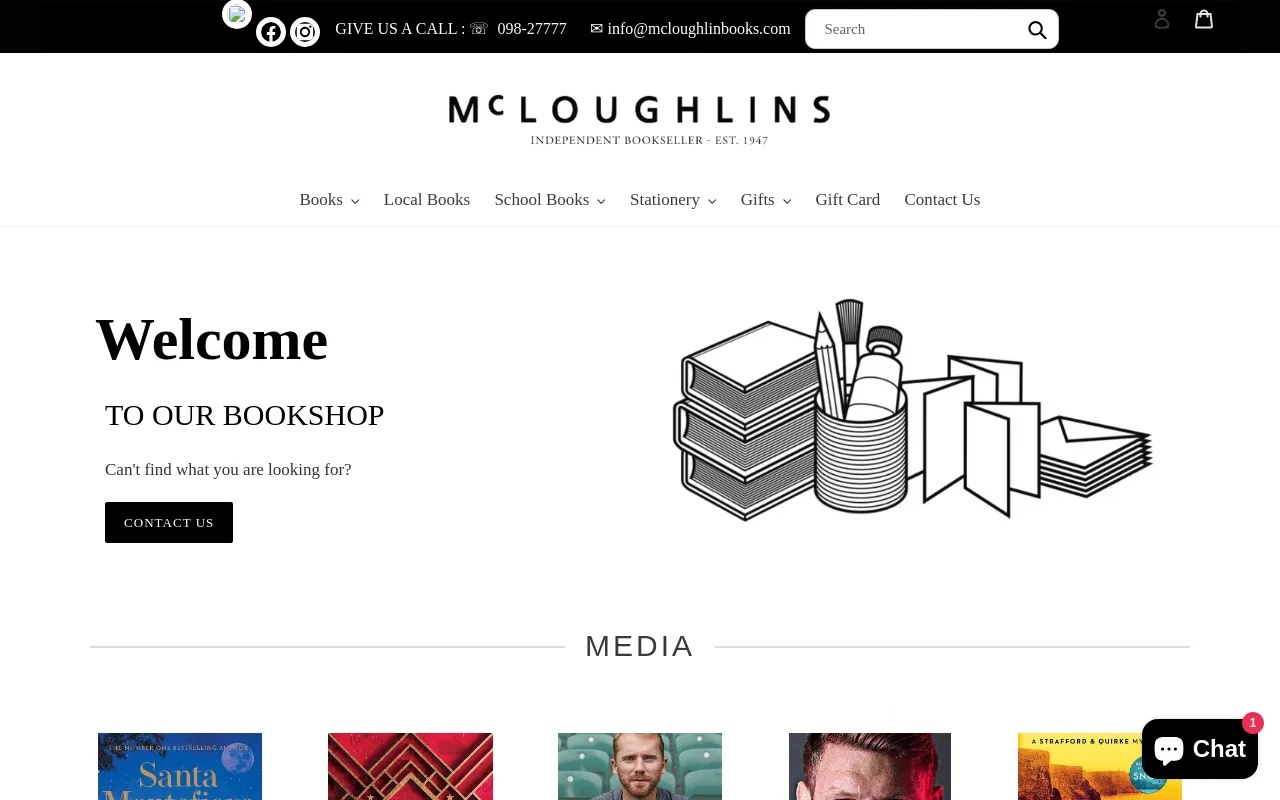Mcloughlin's Bookshop screenshot