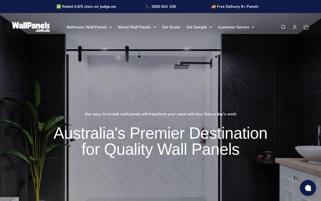 WallPanels.com.au screenshot