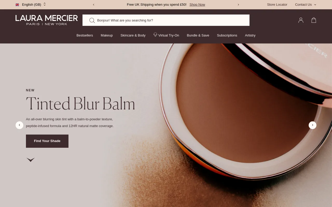 Laura Mercier - UK screenshot