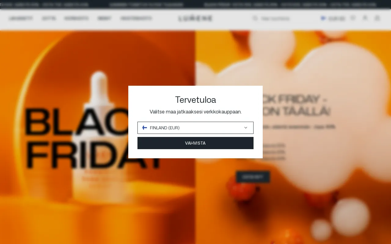 Lumene FI screenshot