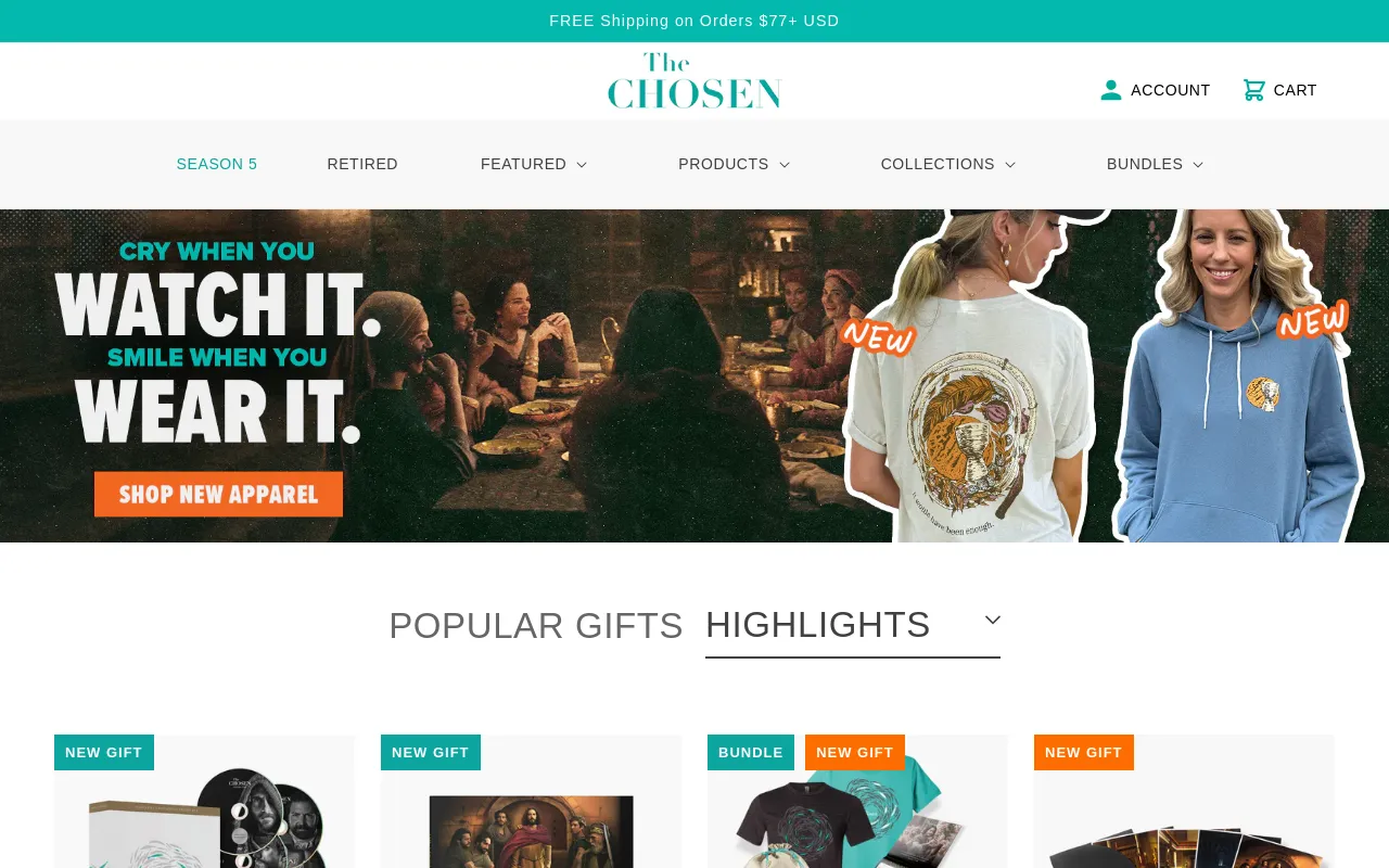 The Chosen Gifts CA screenshot