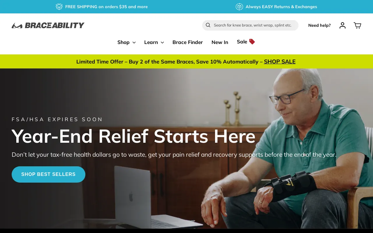 BraceAbility screenshot