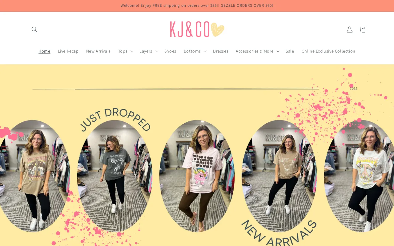 Kj & Co screenshot