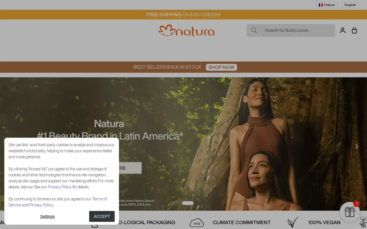 Natura EU screenshot