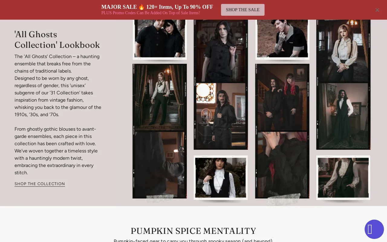 Lively Ghosts website screenshot