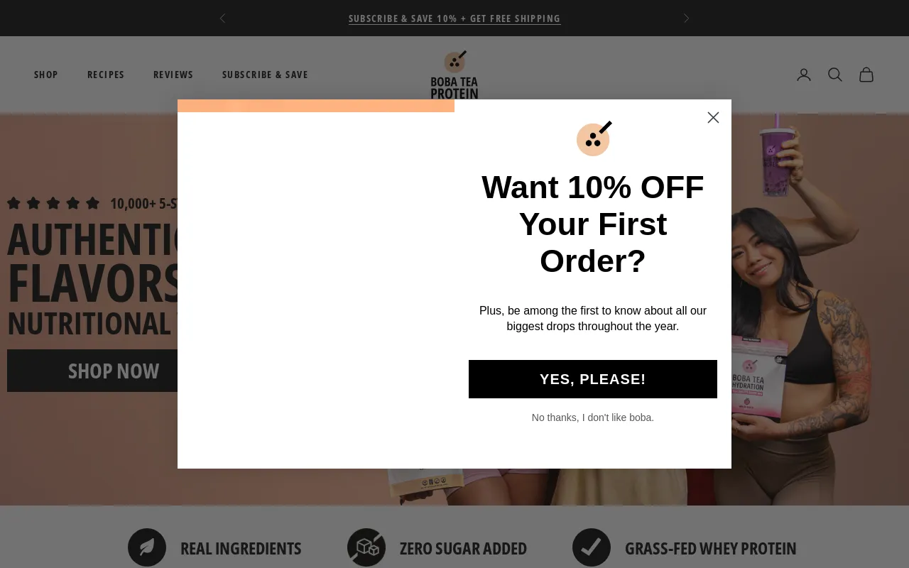 Boba Tea Protein screenshot