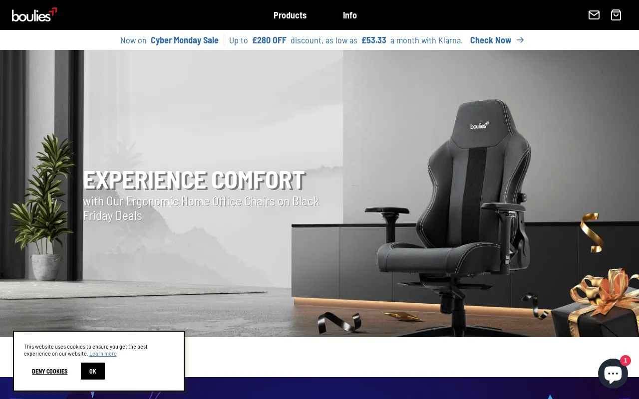 Boulies Chairs UK screenshot