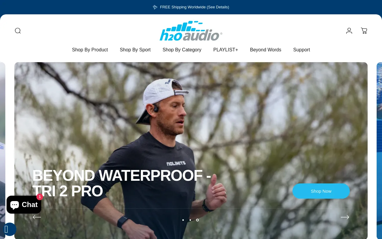 H2O Audio screenshot