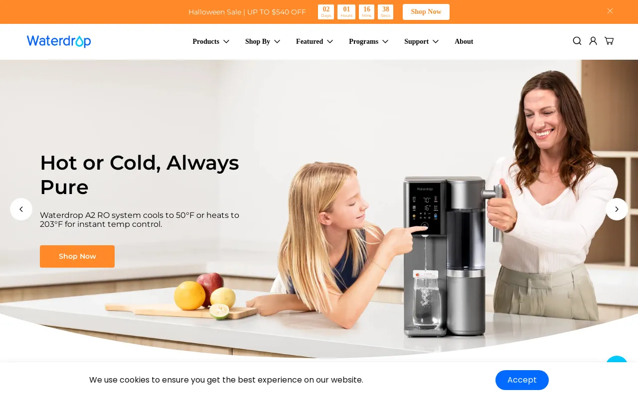 Waterdrop Canada screenshot