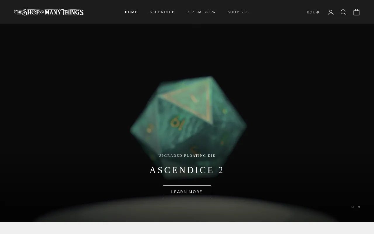 The Shop of Many Things screenshot