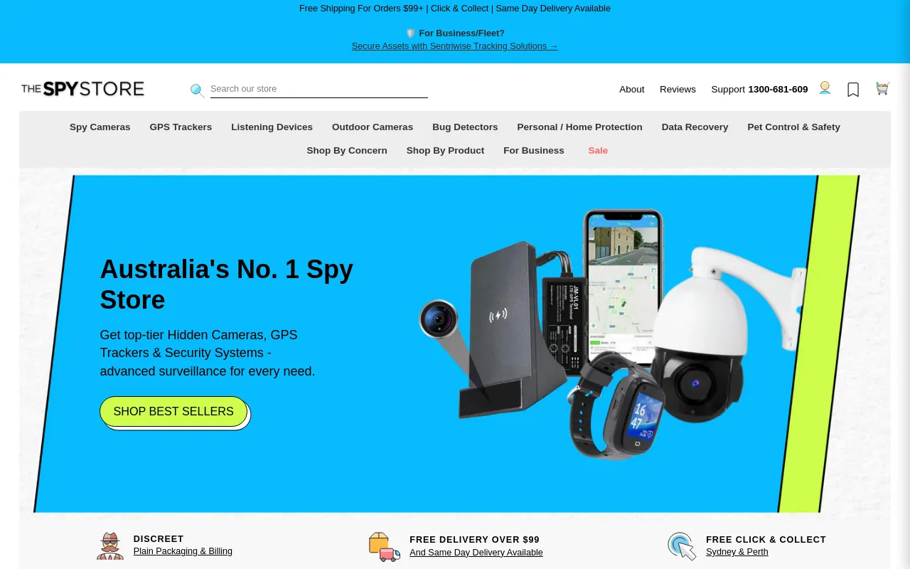 The Spy Store screenshot