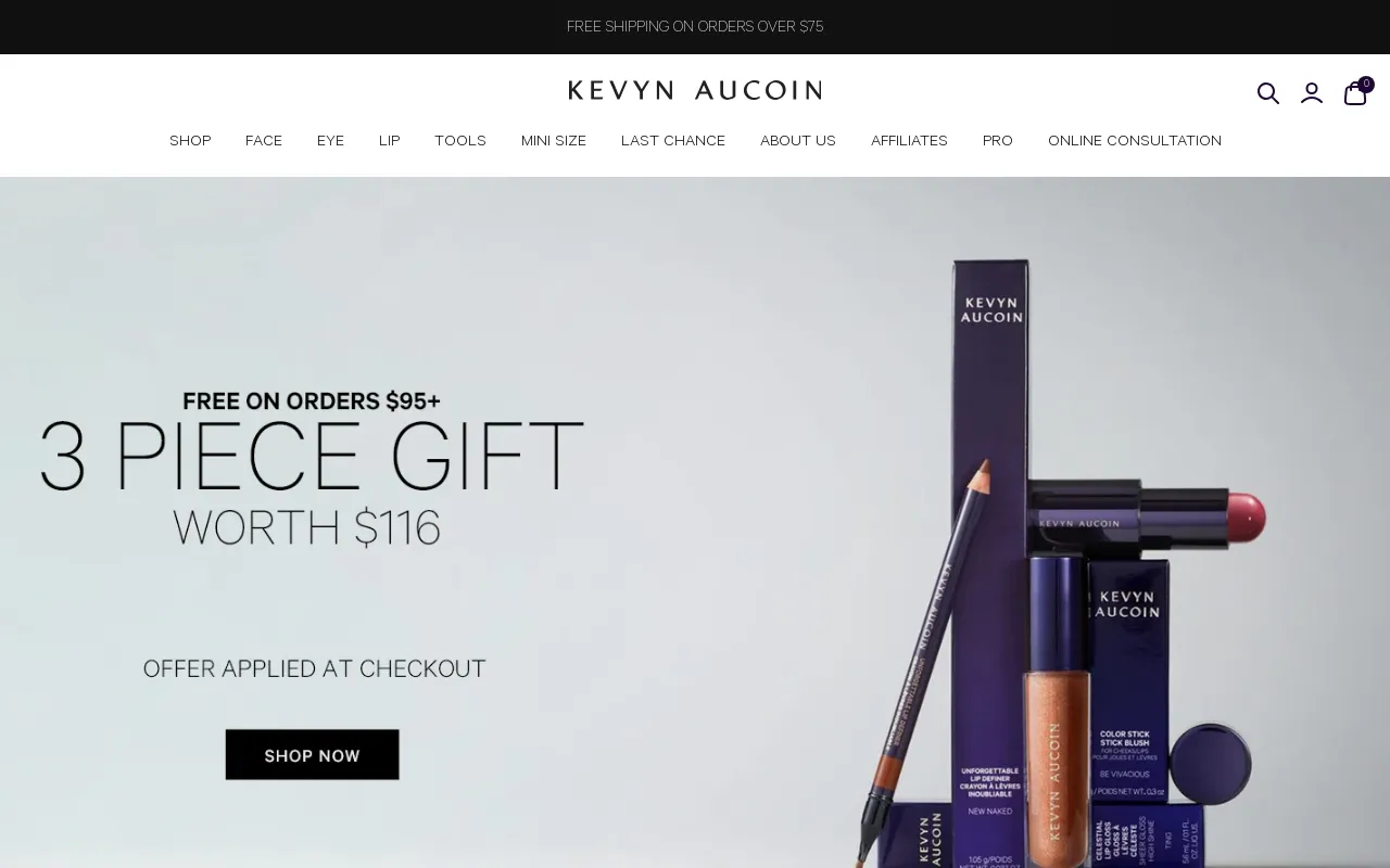 Kevyn Aucoin Beauty screenshot