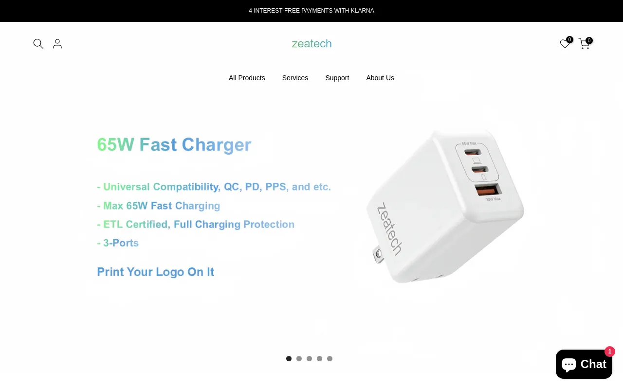 Zeatech screenshot
