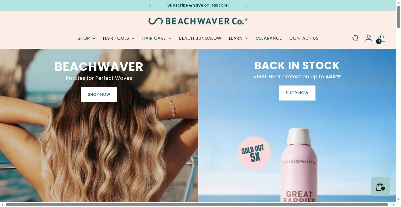 The Beachwaver Co. screenshot