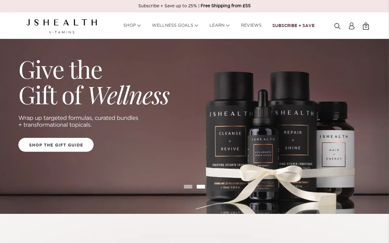 JSHealth Vitamins UK screenshot