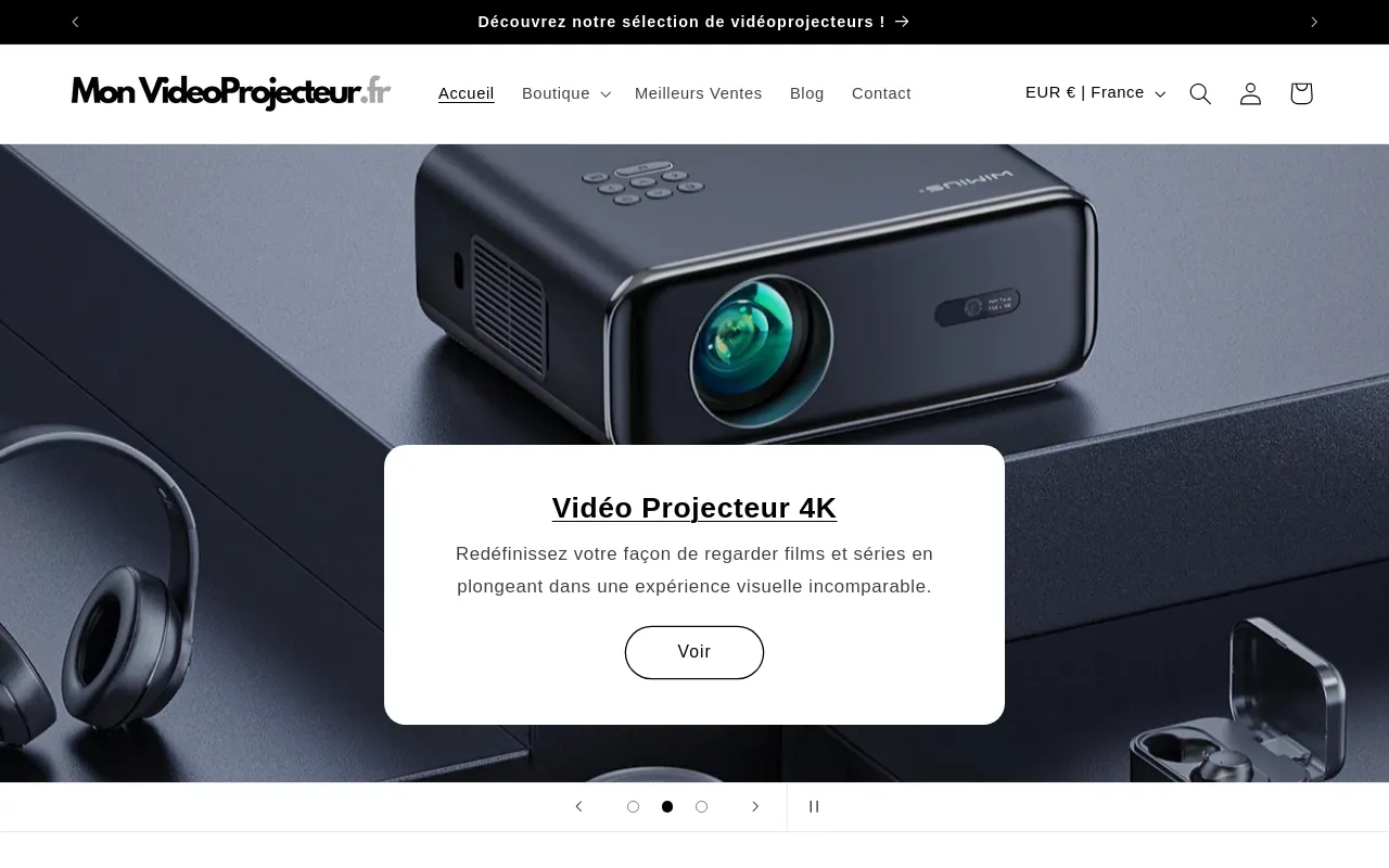 MonVideoProjecteur.fr screenshot