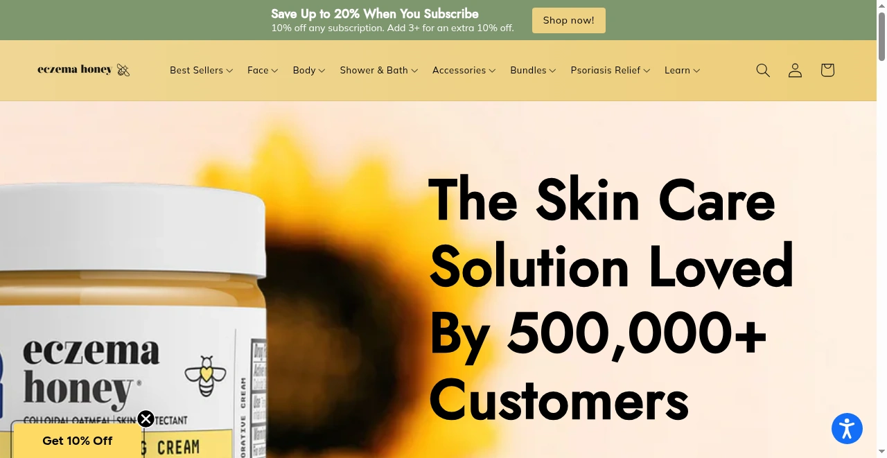 Eczema Honey Co screenshot