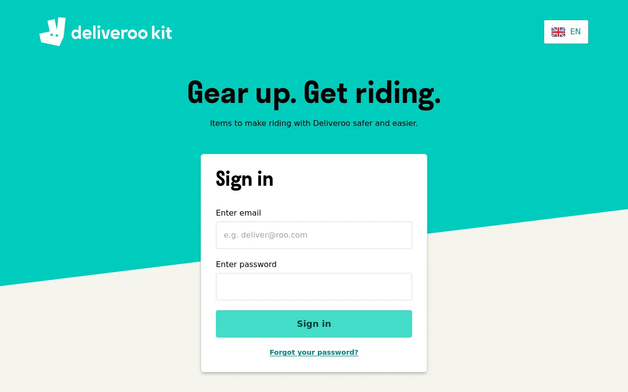 Kit Deliveroo Belgium screenshot