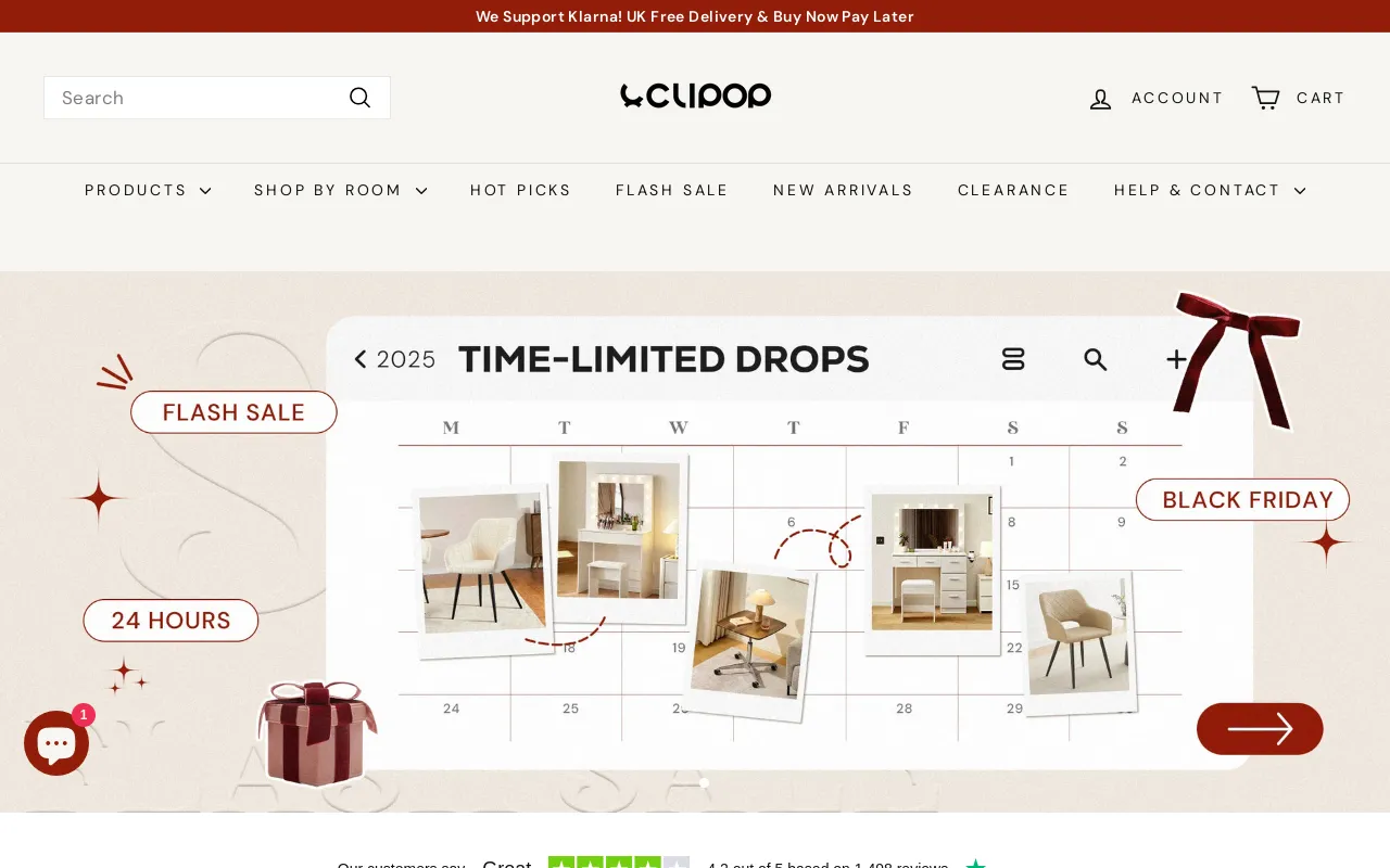 CLIPOP furniture screenshot