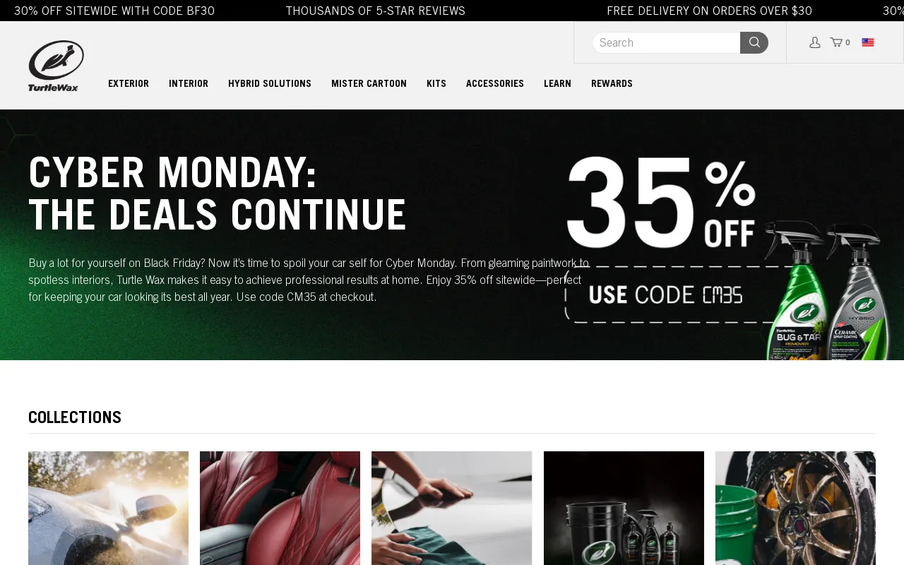 Turtle Wax US Store screenshot