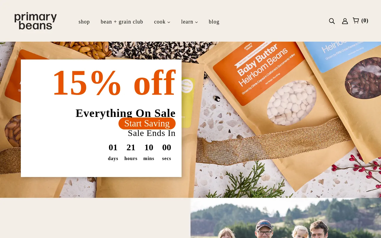 Primary Beans screenshot