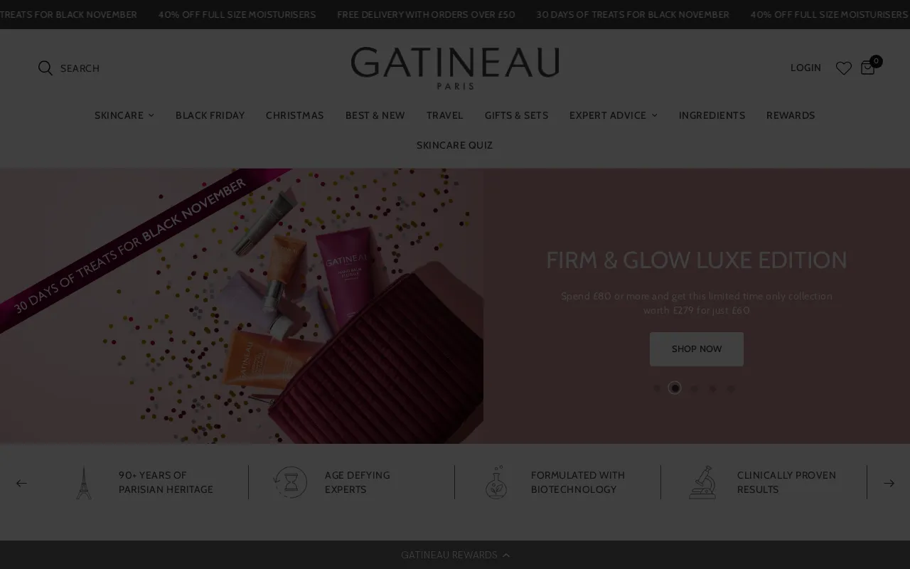Gatineau Skincare screenshot
