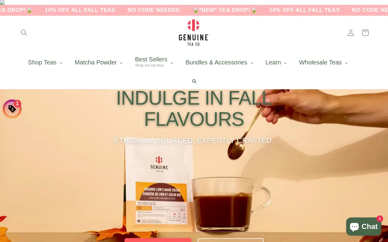 Genuine Tea screenshot