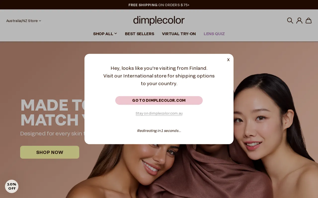 Dimple Color Australia screenshot