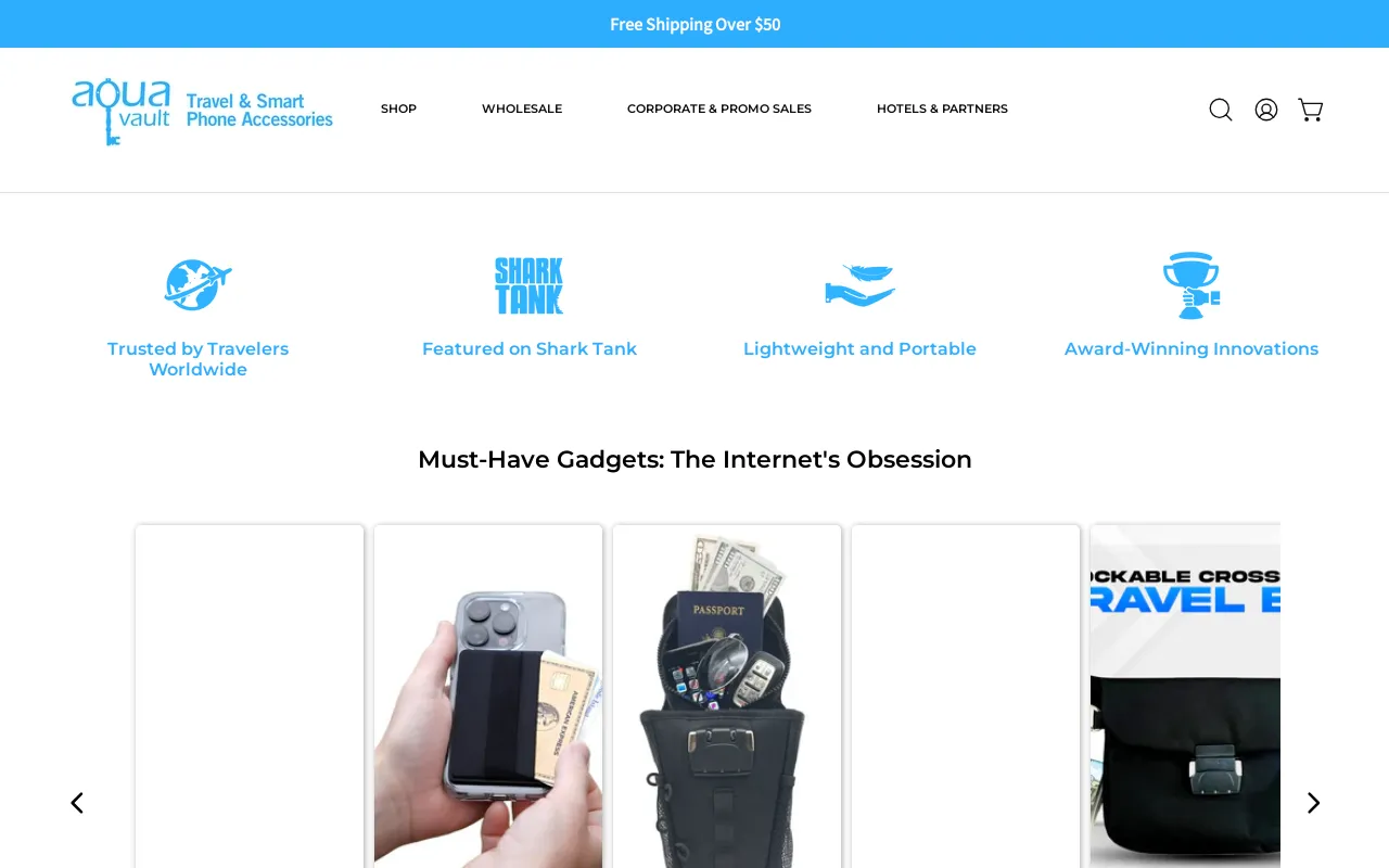 AquaVault Inc. screenshot