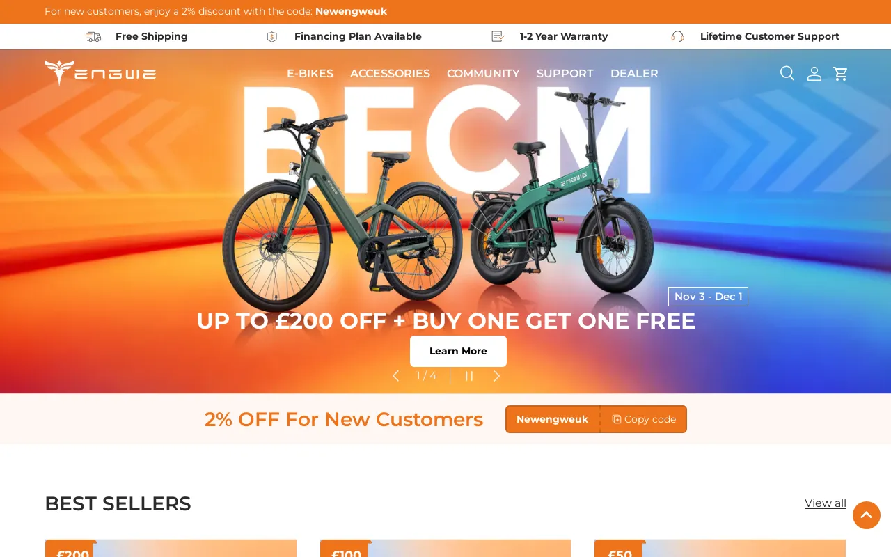 Engwe UK Official screenshot