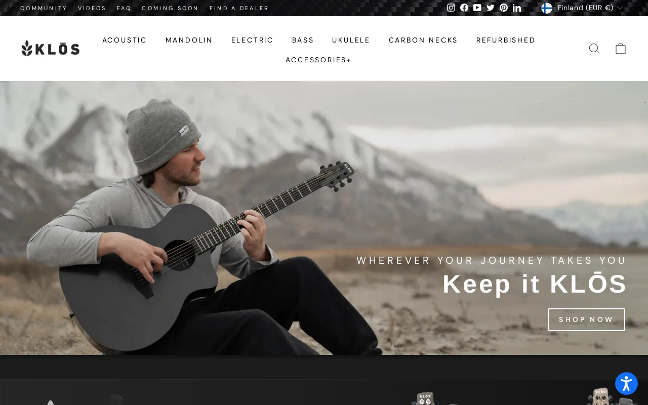 KLOS Guitars screenshot