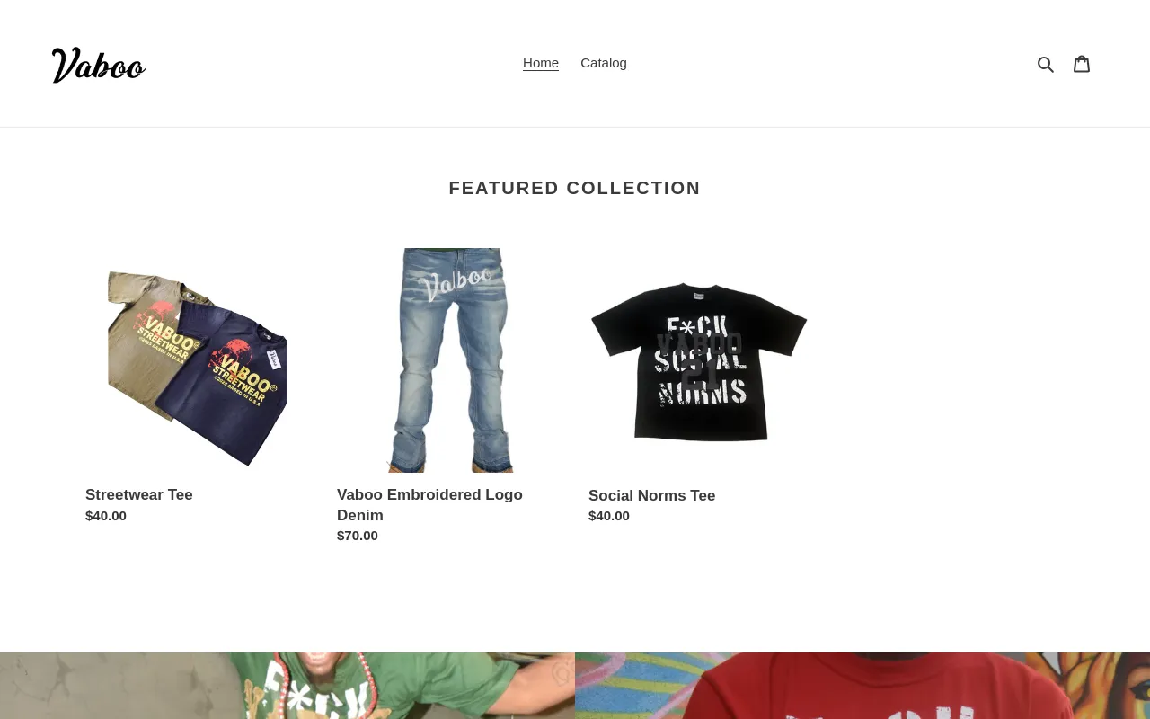 Vaboo Clothing screenshot