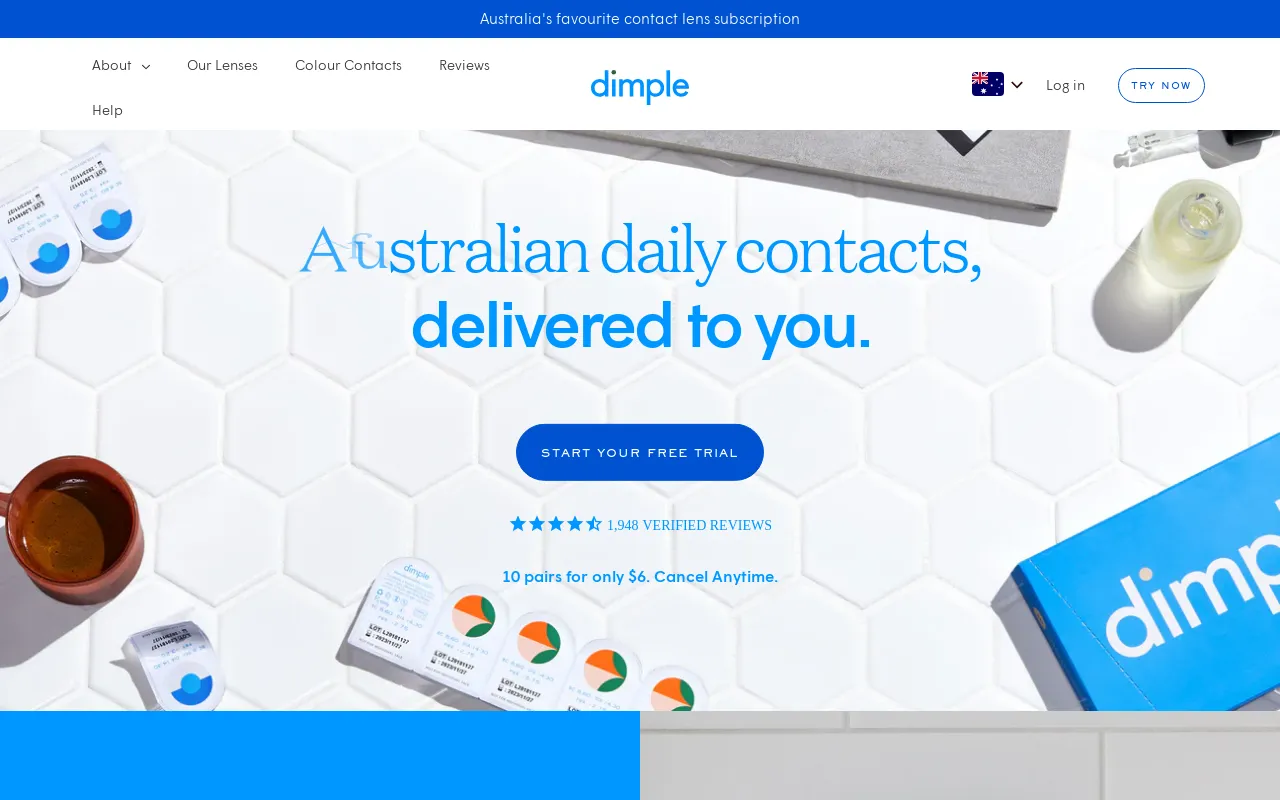 Dimple™ screenshot