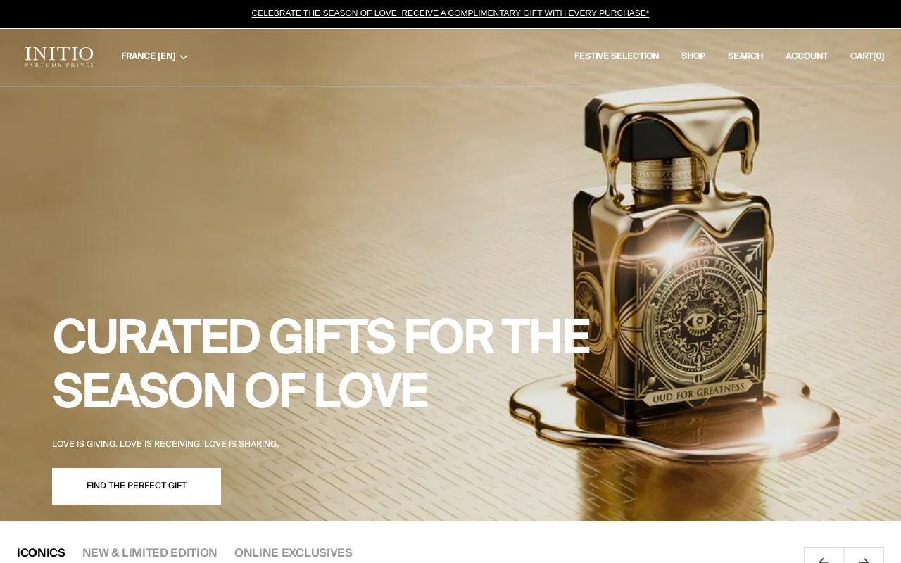 Initio Parfums Privés screenshot