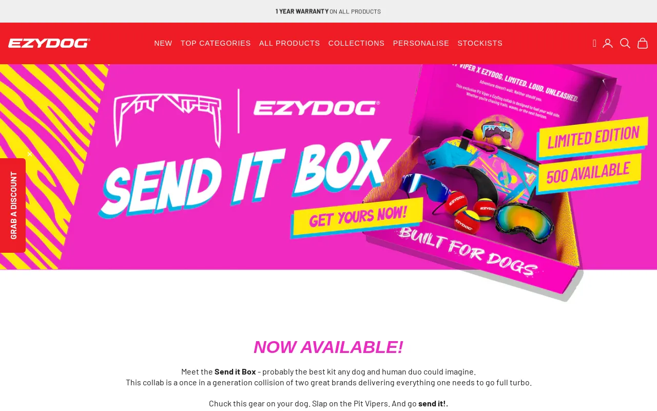 EzyDog Australia screenshot