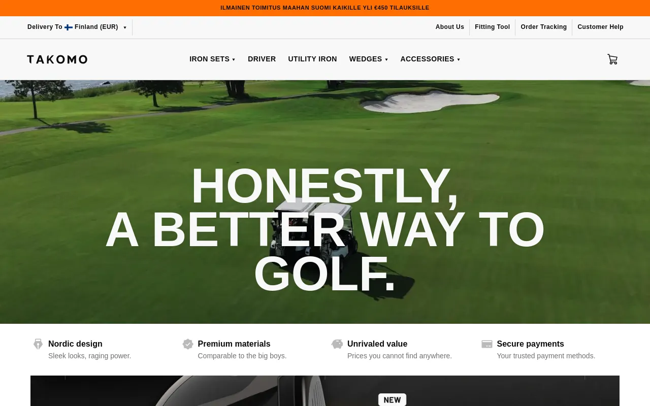 Takomo Golf screenshot