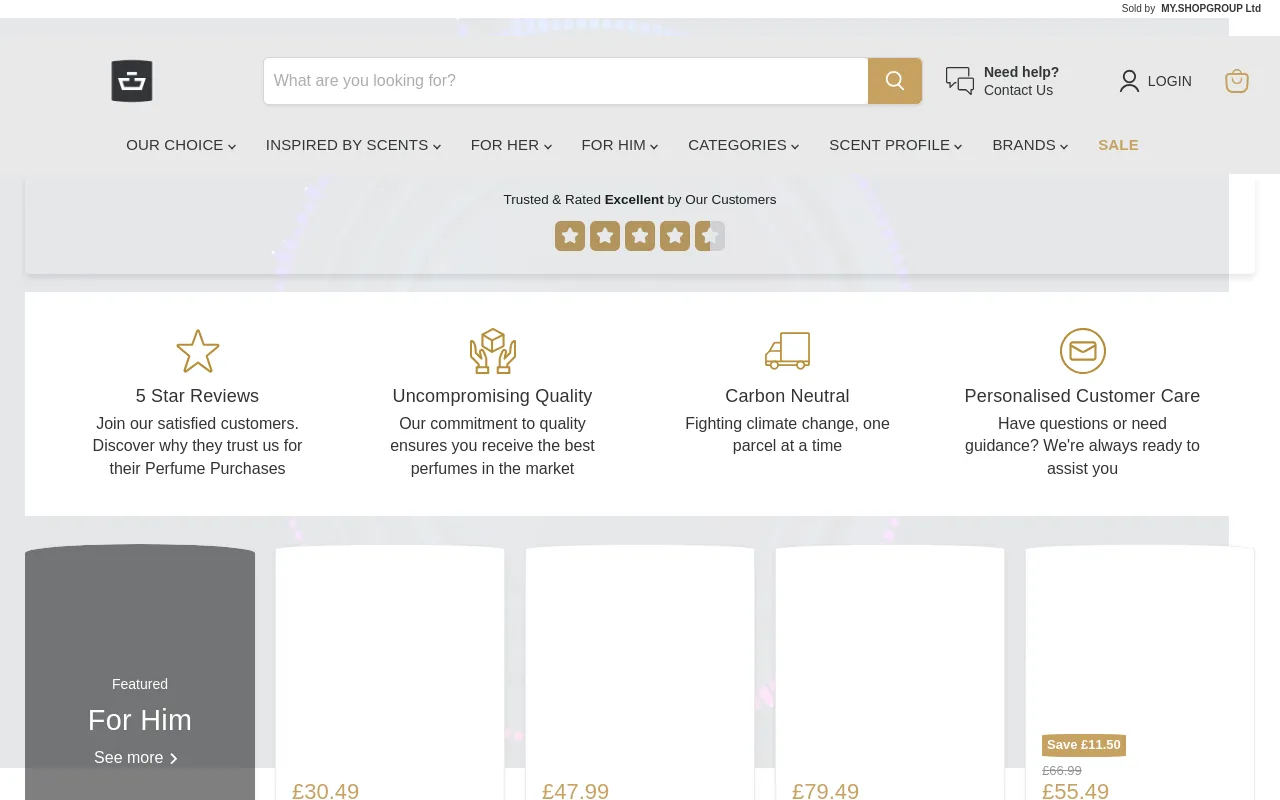 MyPerfumeShop screenshot