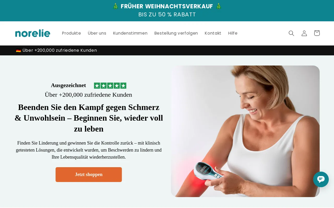 Norelie Deutschland screenshot