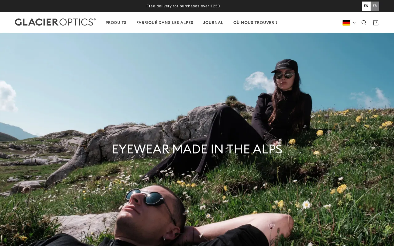 Glacier Optics screenshot